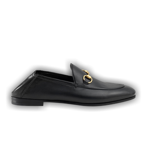 Gucci Wmns Leather Horsebit Loafer 'Black'
