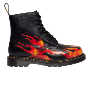 Dr. Martens 1460 Pascal Flame 'Black Vibrant Red'