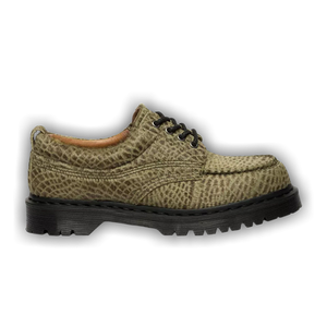 Dr. Martens Lowell Chucka Mock Toe 'Olive Green Pebble Emobssed Hair'