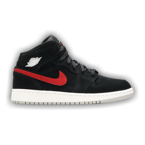 Air Jordan 1 Retro Mid GS 'Black University Red'