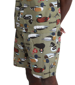 Human Made Duck Shorts 'Olive Drab'