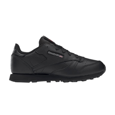 Reebok Classic Leather Little Kid 'Triple Black'