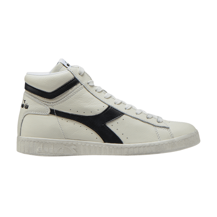 Diadora Game L High Waxed 'White Black' 501 159657 C0351