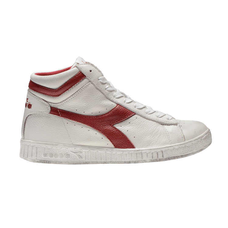 Diadora Game L High Waxed 'White Red Pepper' 501 159657 C5147
