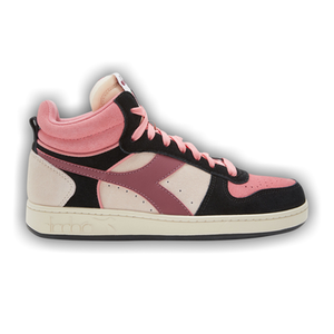 Diadora Wmns Magic Basket Demi Suede 'Black Silver Peony'