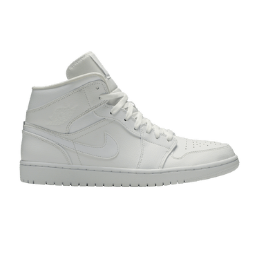 Air Jordan 1 Mid 'Triple White' 2019