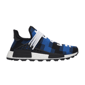 Pharrell x Billionaire Boys Club x adidas NMD Human Race Trail 'Blue Plaid'