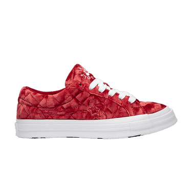 Golf Le Fleur x Converse One Star 'Quilted Velvet Cherry'