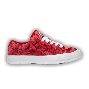 Golf Le Fleur x Converse One Star 'Quilted Velvet Cherry'