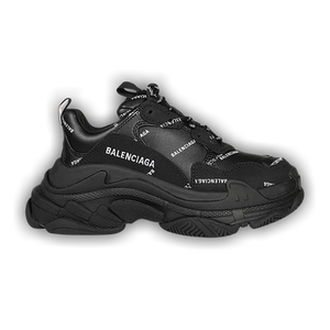 Balenciaga Wmns Triple S Sneaker 'Black Logo'