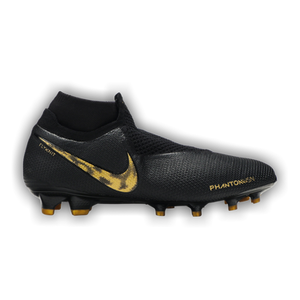 Nike Phantom Vision Elite DF FG 'Black Metallic Vivid Gold'
