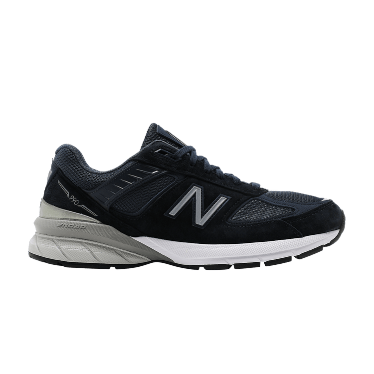 New Balance Wmns 990v5 Made in USA Wide 'Navy Silver' W990NV5 D