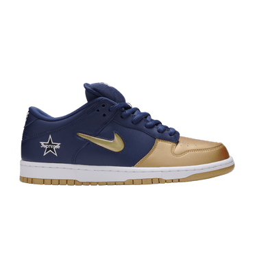 Supreme x Nike Dunk SB Low QS 'Metallic Gold'