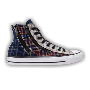 Converse Wmns Chuck Taylor All Star Double Zip Hi 'Blue Plaid'