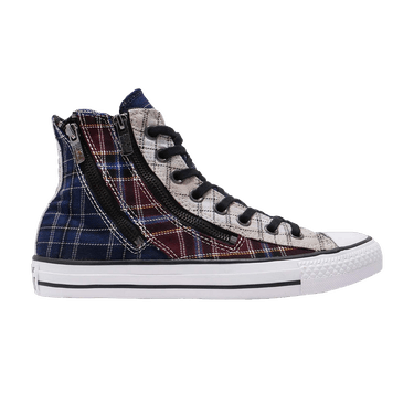 Converse Wmns Chuck Taylor All Star Double Zip Hi 'Blue Plaid'