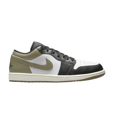 Air Jordan 1 Low 'Black Toe Medium Olive'