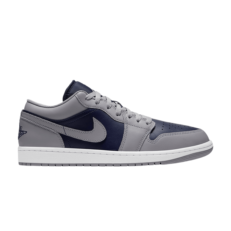 Air Jordan 1 Low 'Tech Grey White College Navy' 553558 058