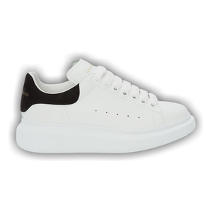 Alexander McQueen Wmns Oversized Sneaker 'White Black' 2025