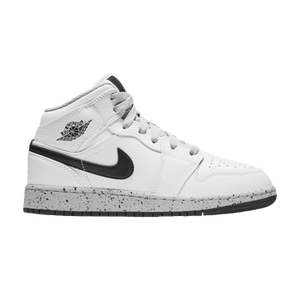 Air Jordan 1 Retro Mid GS 'White Cement'
