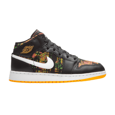 Air Jordan 1 Mid GS 'Black Laser Orange'