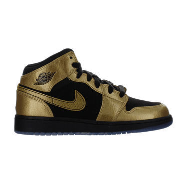Air Jordan 1 Mid BG 'Metallic Gold Coin'
