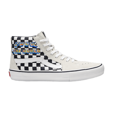 Supreme x Vans Sk8 Hi 'Fuck The World - White'