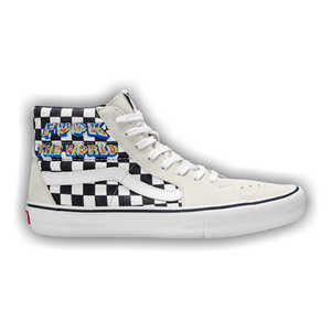 Supreme x Vans Sk8 Hi 'Fuck The World - White'
