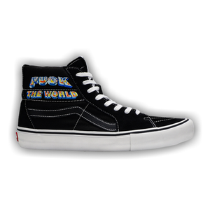 Supreme x Vans Sk8 Hi 'Fuck The World - Black'
