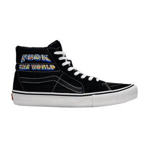 Supreme x Vans Sk8 Hi 'Fuck The World - Black'