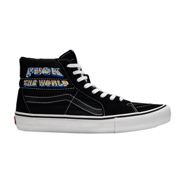 Supreme x Vans Sk8 Hi 'Fuck The World - Black'