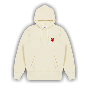 Comme des Garçons PLAY Hoodie 'Ivory'