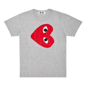 Comme des Garçons PLAY Red Heart T-Shirt 'Grey'