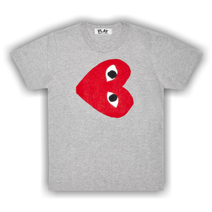 Comme des Garçons PLAY Red Heart T-Shirt 'Grey'