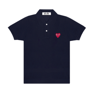 Comme des Garçons PLAY Heart Polo 'Navy'