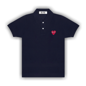 Comme des Garçons PLAY Heart Polo 'Navy'