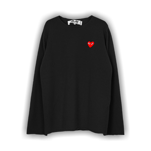 Comme des Garçons PLAY Red Heart Sweater 'Black'