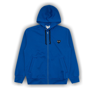 Comme des Garçons PLAY Zip Up Hoodie 'Blue'