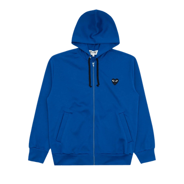 Comme des Garçons PLAY Zip Up Hoodie 'Blue'