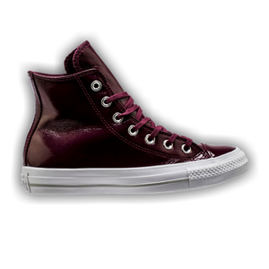 Converse Wmns Chuck Taylor All Star Crinkled Patent Leather Hi 'Dark Sangria'