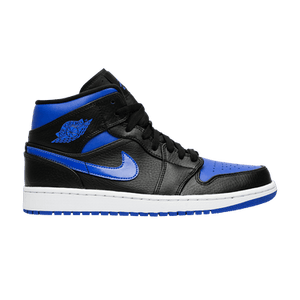 Air Jordan 1 Mid 'Black Hyper Royal'