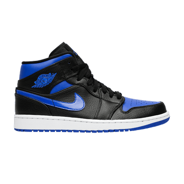Air Jordan 1 Mid 'Black Hyper Royal'