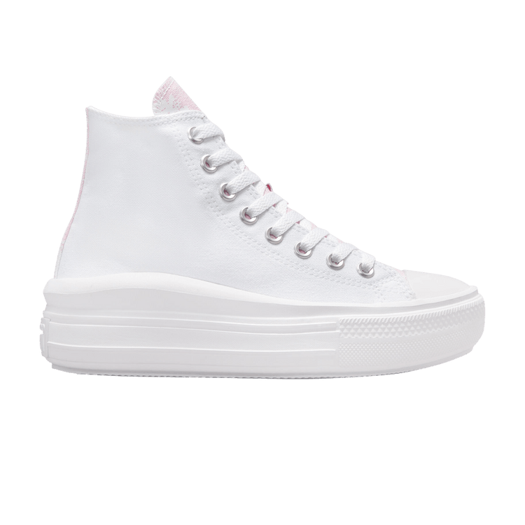 Converse Wmns Chuck Taylor All Star Move High 'Hybrid Floral - White Pink Foam' 571577C
