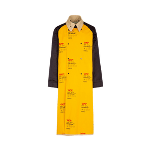 Off-White Industrial Oversized Trench Coat 'Yellow'
