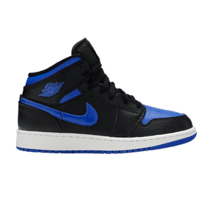 Air Jordan 1 Mid GS 'Black Hyper Royal'