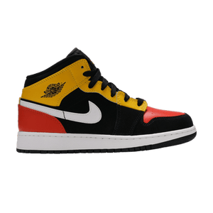 Nike Air Jordan 1 Mid SE GS 'Amarillo Team Orange'