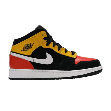 Nike Air Jordan 1 Mid SE GS 'Amarillo Team Orange'