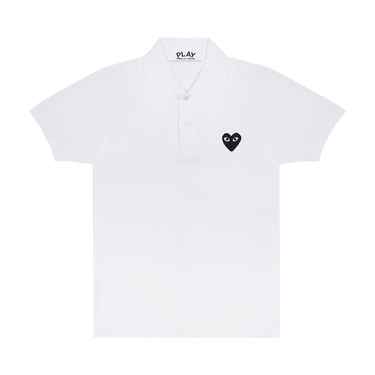 Comme des Garçons PLAY Polo T-Shirt 'White'