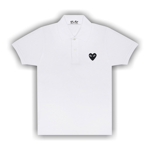 Comme des Garçons PLAY Polo T-Shirt 'White'