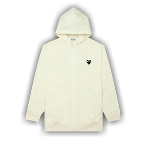 Comme des Garçons PLAY Zip-Up Hoodie 'Yellow'