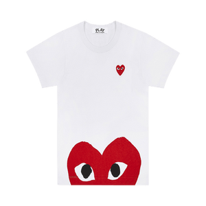 Comme des Garçons PLAY Bottom Heart Eye T-Shirt 'White/Red'
